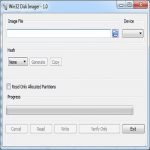 Win32 Imager bootable linux USB drive
